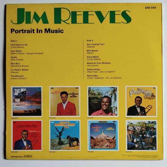 Jim reeves portrait in music album vinyle occasion 1