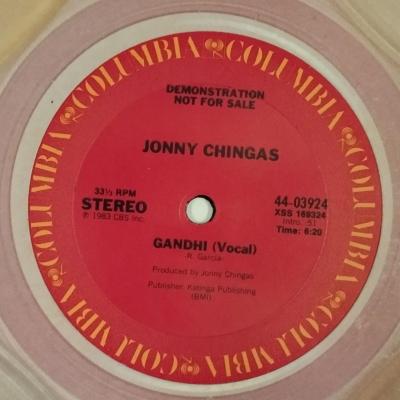 Johnny chingas gandhi pressage promo usa maxi single vinyle occasion