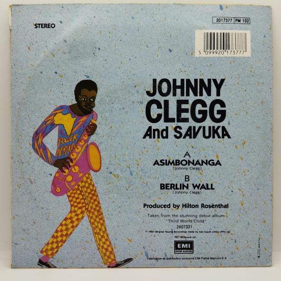 Johnny clegg savuka asimbonanga single vinyle 45t occasion 1