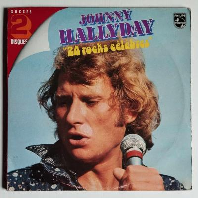 Johnny hallyday 24 rocks celebres double album vinyle occasion