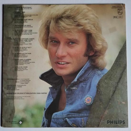 Johnny hallyday a partir de maintenant album vinyle occasion 1