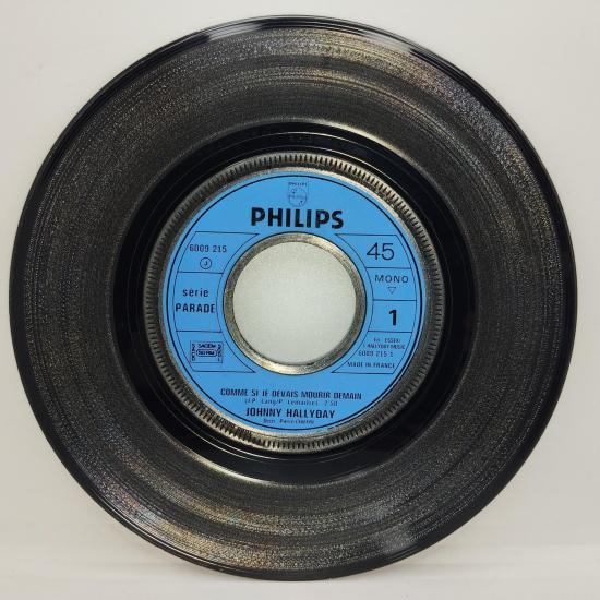 Johnny hallyday comme si je devais mourir demain single vinyle 45t occasion 2