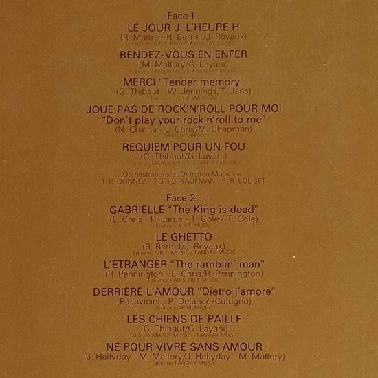 Johnny hallyday derriere l amour album vinyle occasion 2