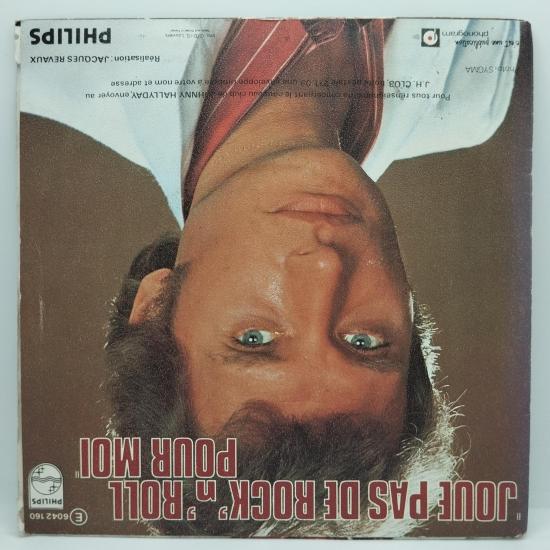 Johnny hallyday derriere l amour single vinyle 45t occasion 1