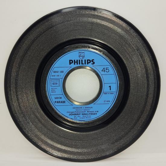 Johnny hallyday derriere l amour single vinyle 45t occasion 2