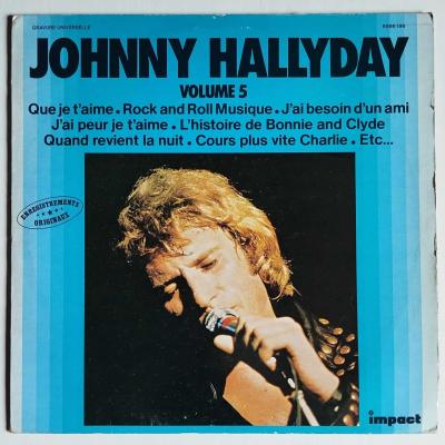 Johnny hallyday enregistrements originaux volume 5 album vinyle occasion