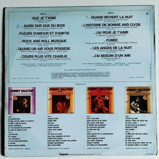 Johnny hallyday enregistrements originaux volume 5 album vinyle occasion 1
