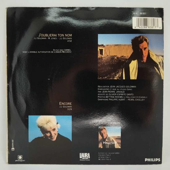 Johnny hallyday j oublierai ton nom single vinyle 45t occasion 1