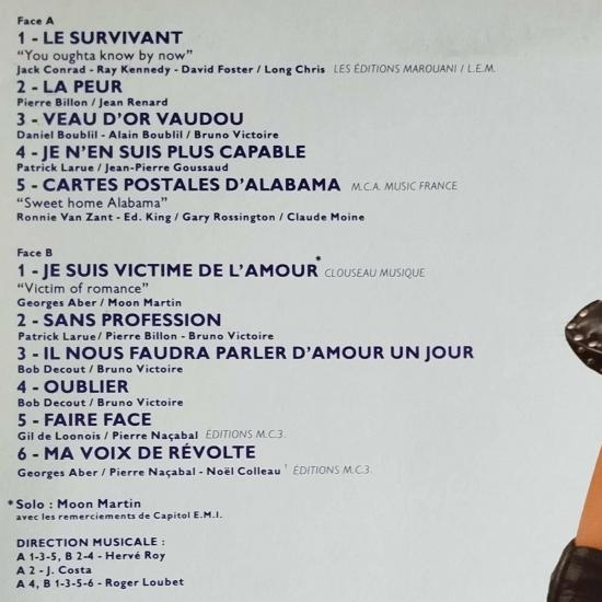 Johnny hallyday la peur album vinyle occasion 2