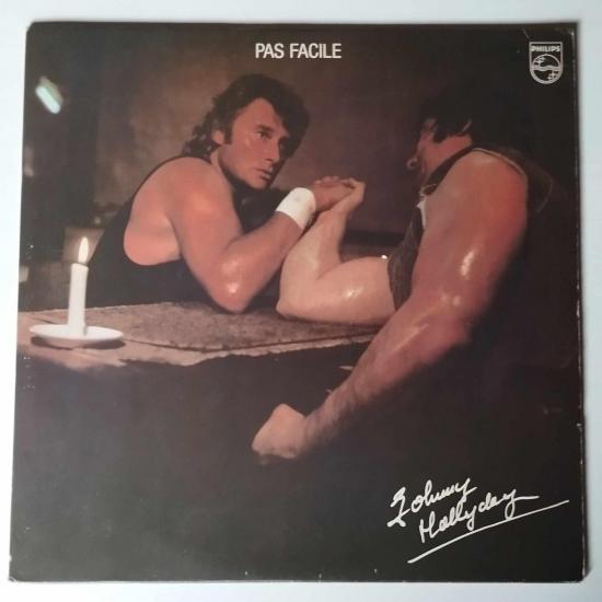 Johnny hallyday pas facile album vinyle occasion