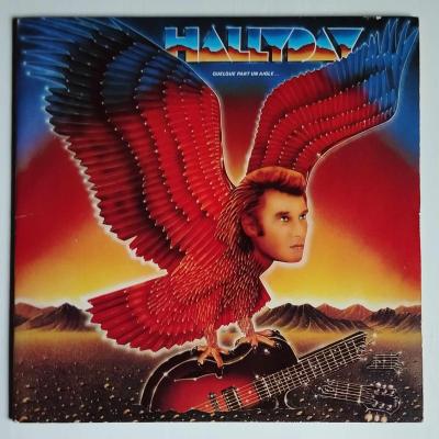 Johnny hallyday quelque part un aigle album vinyle occasion
