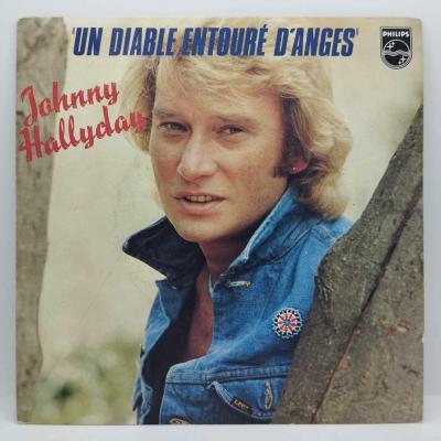 Johnny hallyday un diable entoure d anges single vinyle 45t occasion