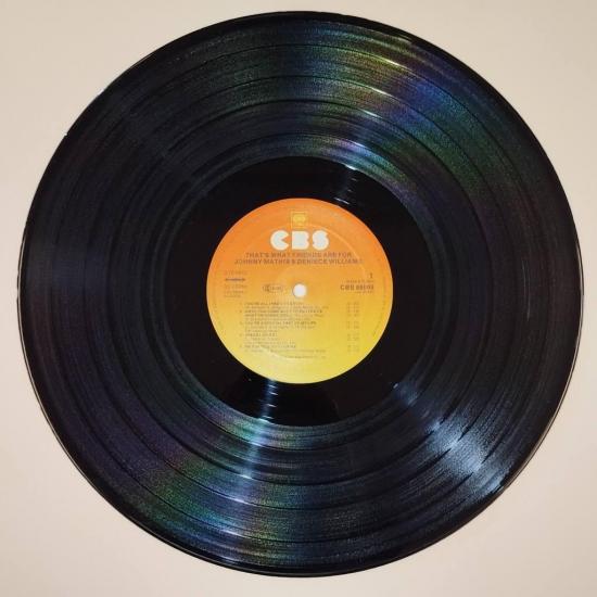 Johnny mathis deniece williams that s what friends are for album vinyle occasion 2