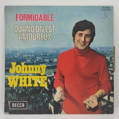 Johnny white formidable single vinyle 45t occasion