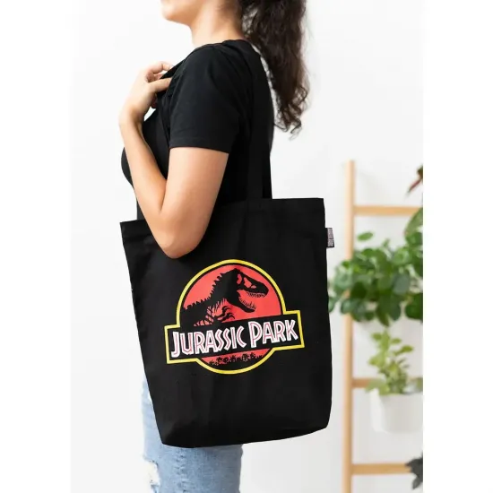 Jurassic park logo tote bag 37x39x7cm