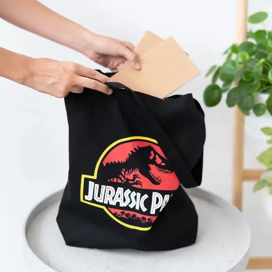 Jurassic park logo tote bag 37x39x7cm 3