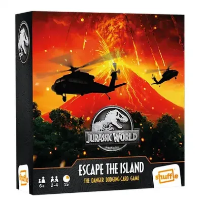 Jurassic world shuffle escape island jeu de cartes