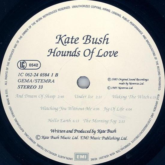 Kate bush hounds of love album vinyle occasion 5