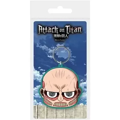 L attaque des titans saison 3 porte cles en caoutchouc