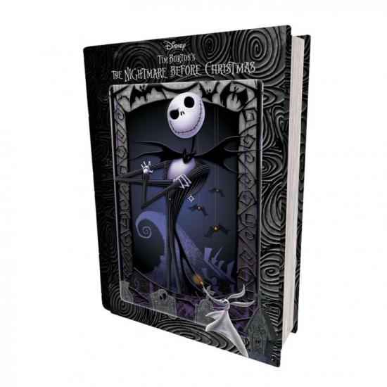 L etrange noel de monsieur jack puzzle livre lenticulaire jack skellington 300 pcs 41x31 cm