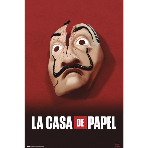 La casa de papel masque poster 61x91 5cm