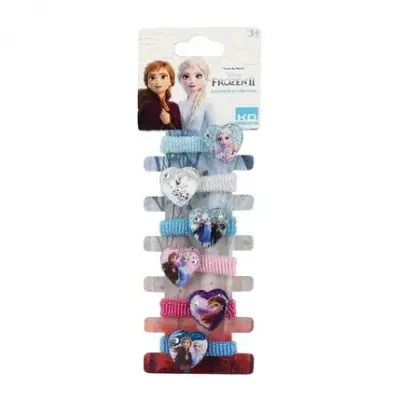 La reine des neiges 2 pack 6 elastiques pour cheveux