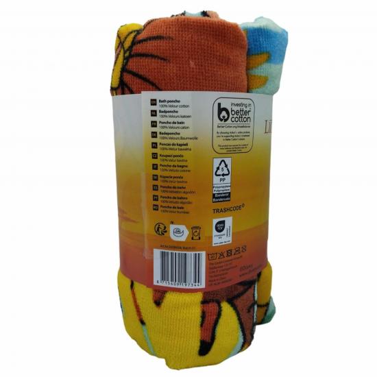 Le roi lion poncho coton 60x60cm 1