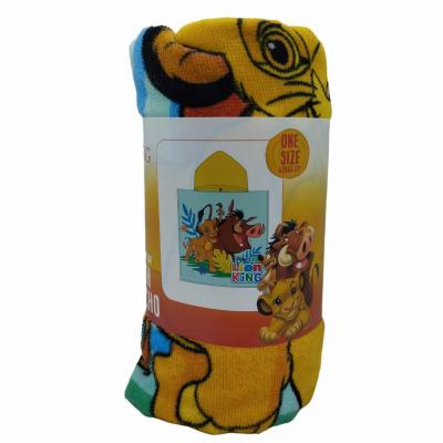 Le roi lion poncho coton 60x60cm