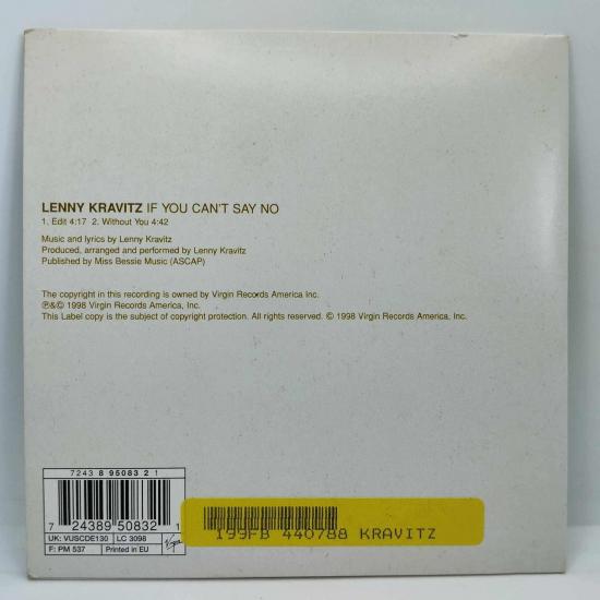 Lenny kravitz if you can t say no cd single occasion 1