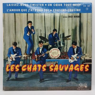 Les chats sauvages laissez nous twister single vinyle 45t ep occasion