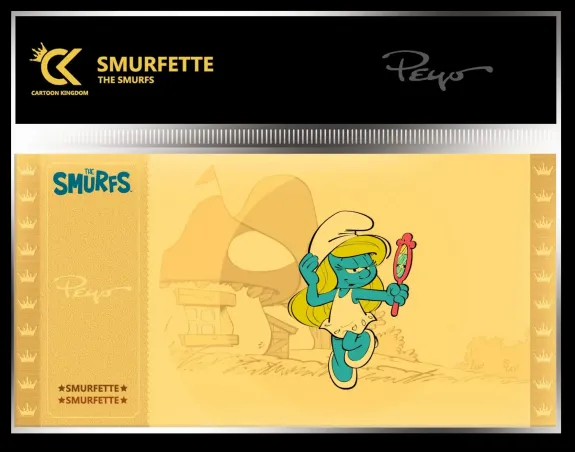 Les schtroumpfs schtroumpfette golden ticket 1