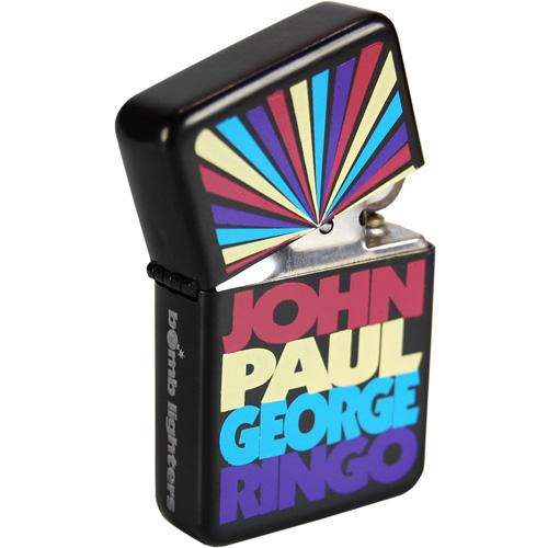 Lighter the beatles john paul george ringo tin box