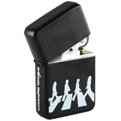 Lighter the beatles pedestrian crossing tin box