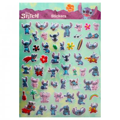 Lilo stitch autocollants gonfles 3d stitch 50 pieces