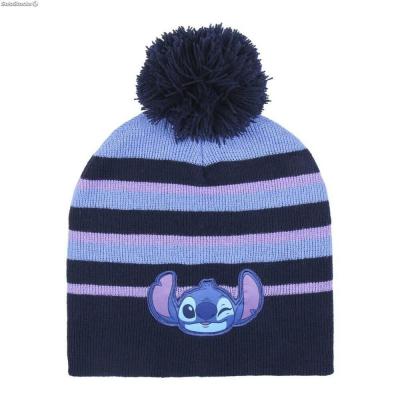 Lilo stitch bonnet pompon jacquard enfants 1