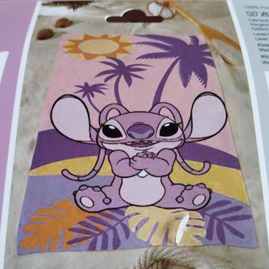 Lilo stitch serviette de plage 100 microfibre 70x140cm modele 2 1