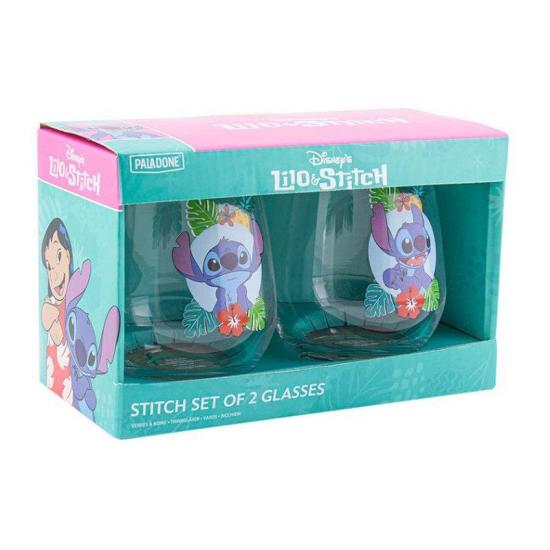 Lilo stitch set de 2 verres disney