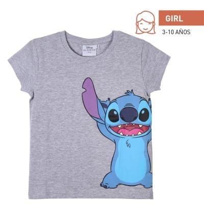 Lilo stitch t shirt filles manches courtes 10ans