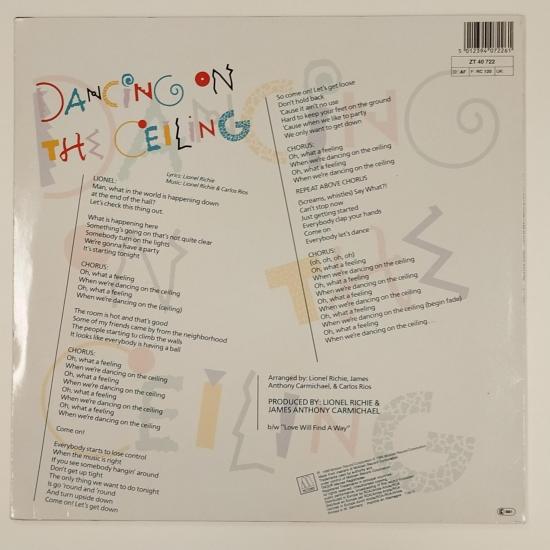 Lionel richie dancing on the ceiling maxi single vinyle occasion 1