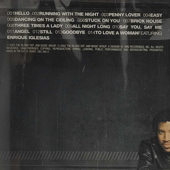 Lionel richie encore album cd occasion 2