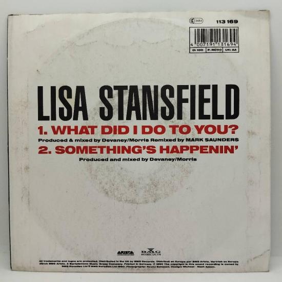 Lisa stansfield what did i do to you single vinyle 45t occasion 1