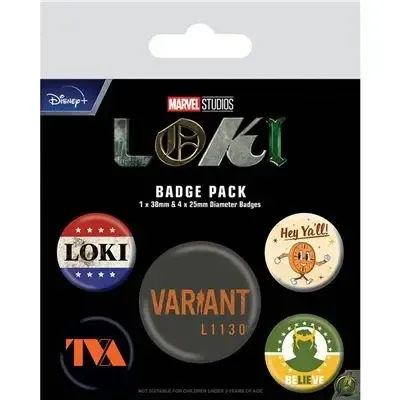 Loki tva pack 5 badges