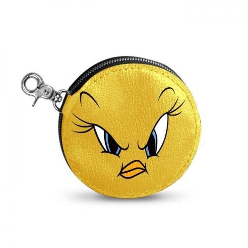 Looney tunes tweety angry portemonnaie 9 5x1 5cm