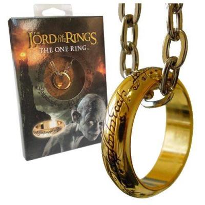 Lord of the rings anneau unique et chaine replique blister