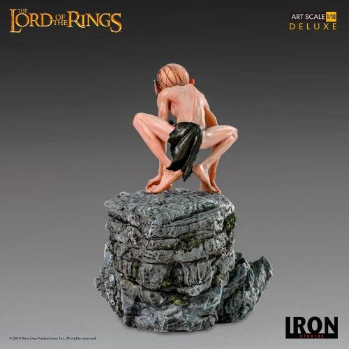 Lord of the rings gollum statuette deluxe art scale 12cm 2