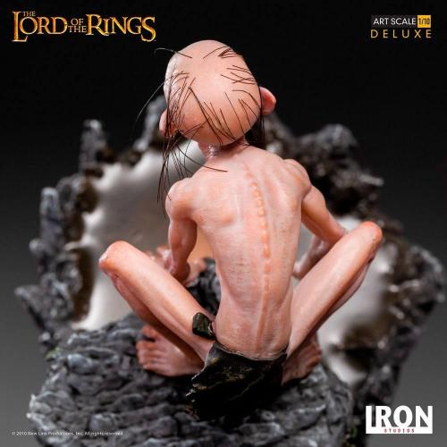 Lord of the rings gollum statuette deluxe art scale 12cm 3