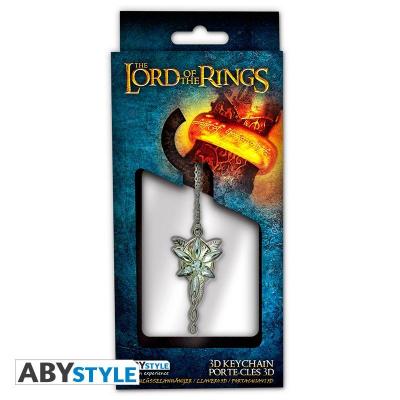 Lord of the rings keychain 3d evening star x2
