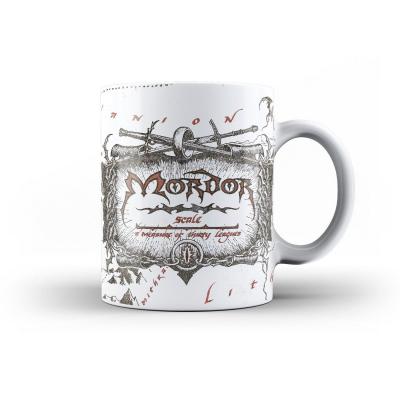 Lord of the rings mordor s map mug en ceramique 315ml