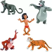 Lot de 5 figurines disney du livre de la jungle