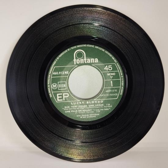 Lucky blondo sur ton visage une larme single vinyle 45t occasion 2